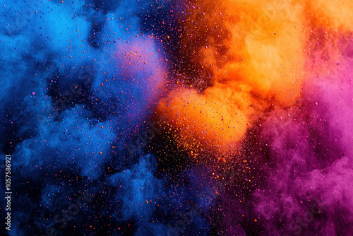 Holi Color Background