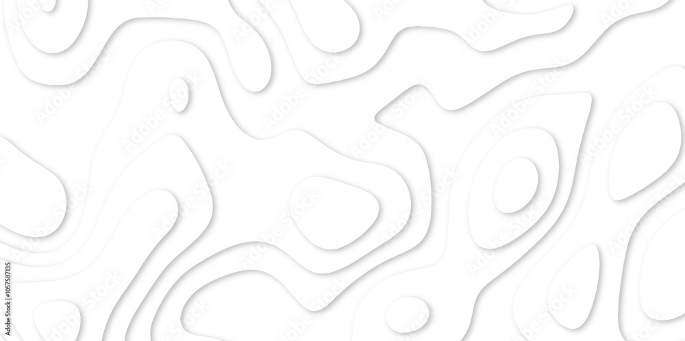 Abstract White paper cut background with lines. white line drawing geometric paper art design. 3d papercut decoration textured with wavy layers. 3d realistic design used for banner, posters. line maps Abstract White paper cut background with lines. white line drawing geometric paper art design. 3d papercut decoration textured with wavy layers. 3d realistic design used for banner, posters. line maps