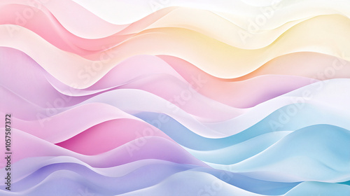 Wallpaper Mural Pastel Gradient Mesh: Soft, gradient mesh of pastel colors blending into each other, creating a smooth, soothing background Torontodigital.ca