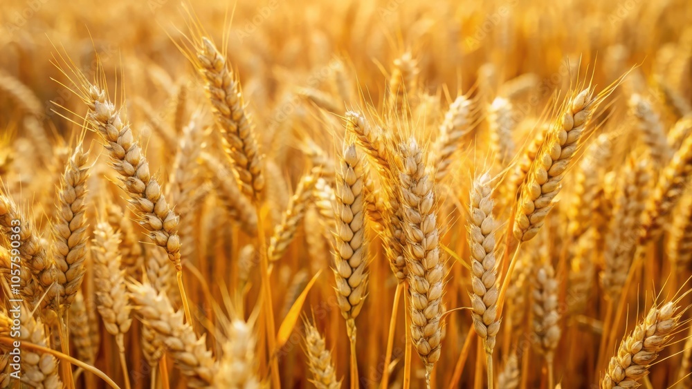 Detailed Close Up Top View of Wheat Field Background for Agriculture Stock Photo Detailed Close Up Top View of Wheat Field Background for Agriculture Stock Photo