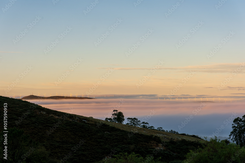 Obraz premium sunrise in the mountains