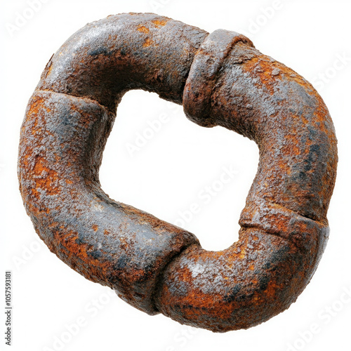 Rusty Chain Isolated