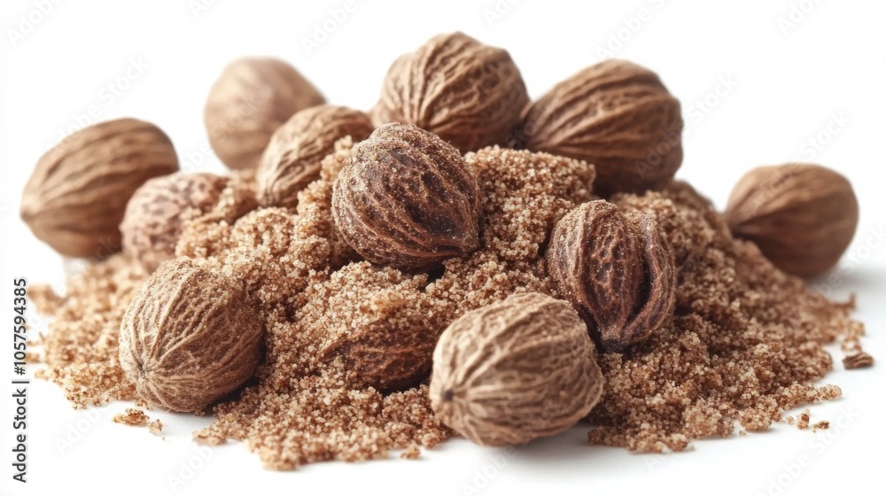 Nutmeg Spice and Ground Powder Nutmeg Spice and Ground Powder