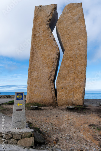 Kilometer zero for the Camino Muxia.