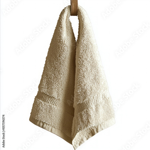Towel Hanging Isolated