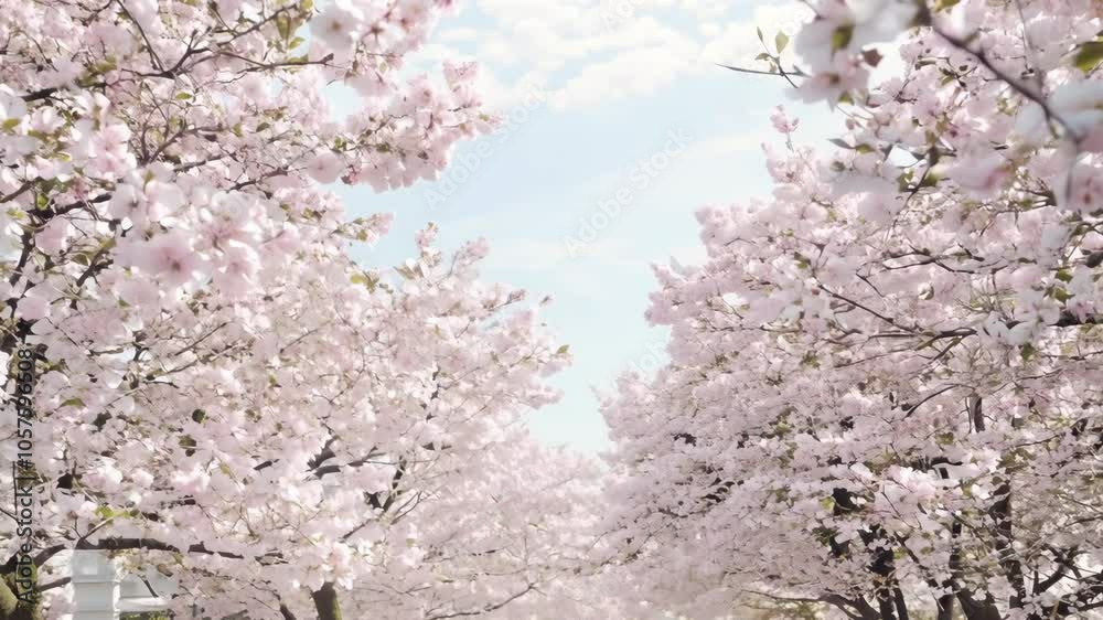 Delicate cherry blossoms bloom in soft pink hues, dreamy atmosphere. Flower petals, beauty sakura trees. Gentle breeze sways branches. Spring nature, floral background. Delicate cherry blossoms bloom in soft pink hues, dreamy atmosphere. Flower petals, beauty sakura trees. Gentle breeze sways branches. Spring nature, floral background.