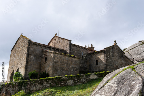 Old church in Muxia, Spain photo