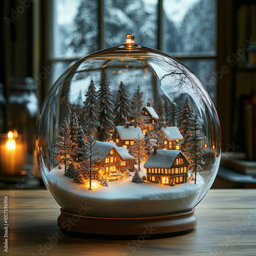 Transparent Glass Globe Dep...