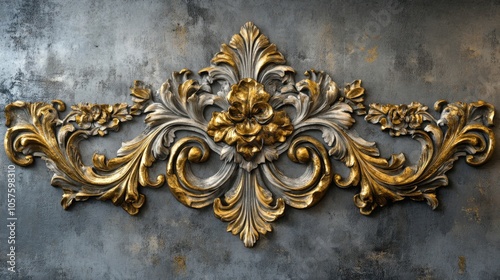 Elegant Baroque Ornament Symmetry