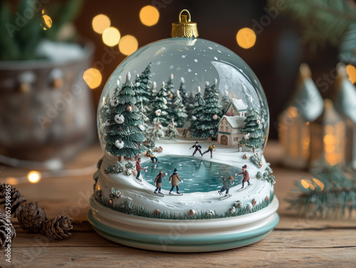Whimsical Snow Globe Filled...