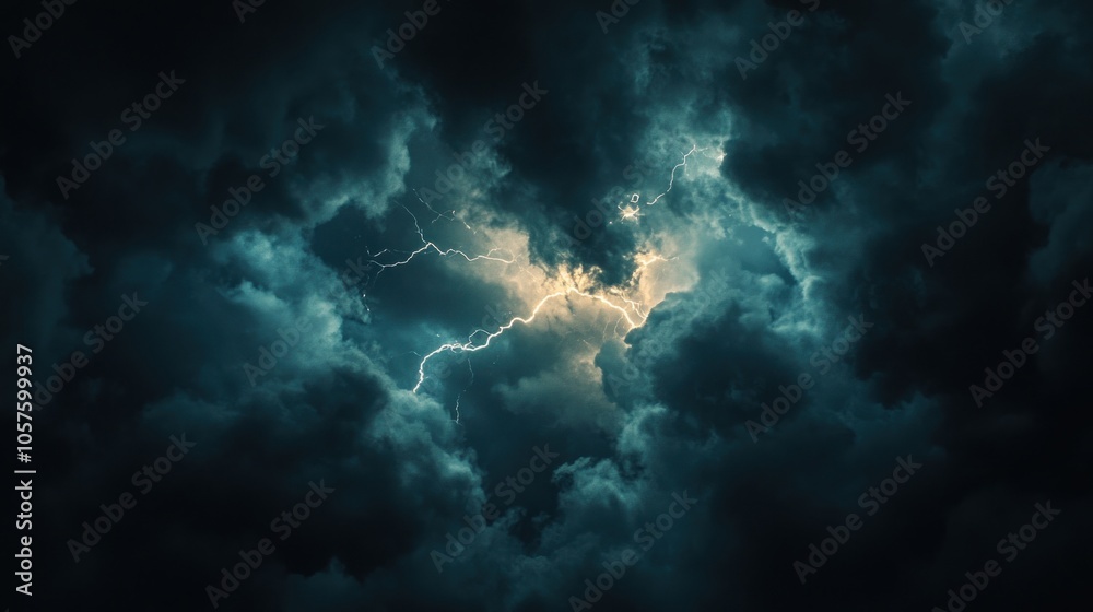 Lightning Storm Clouds