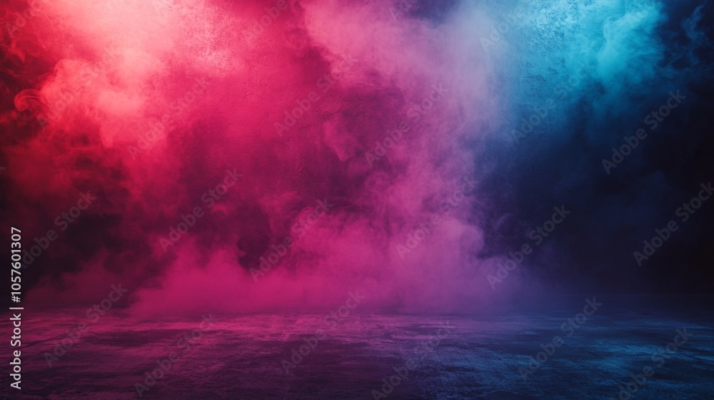 Naklejka premium Vibrant Smoke Gradient Background