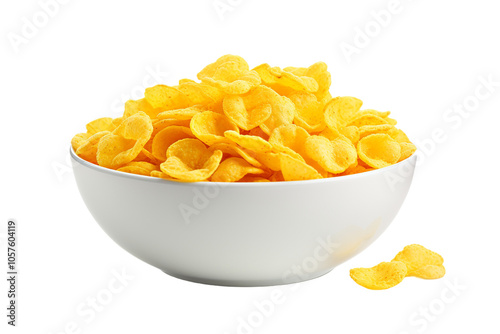 Delicious Bowl of Crispy Golden Corn Chips