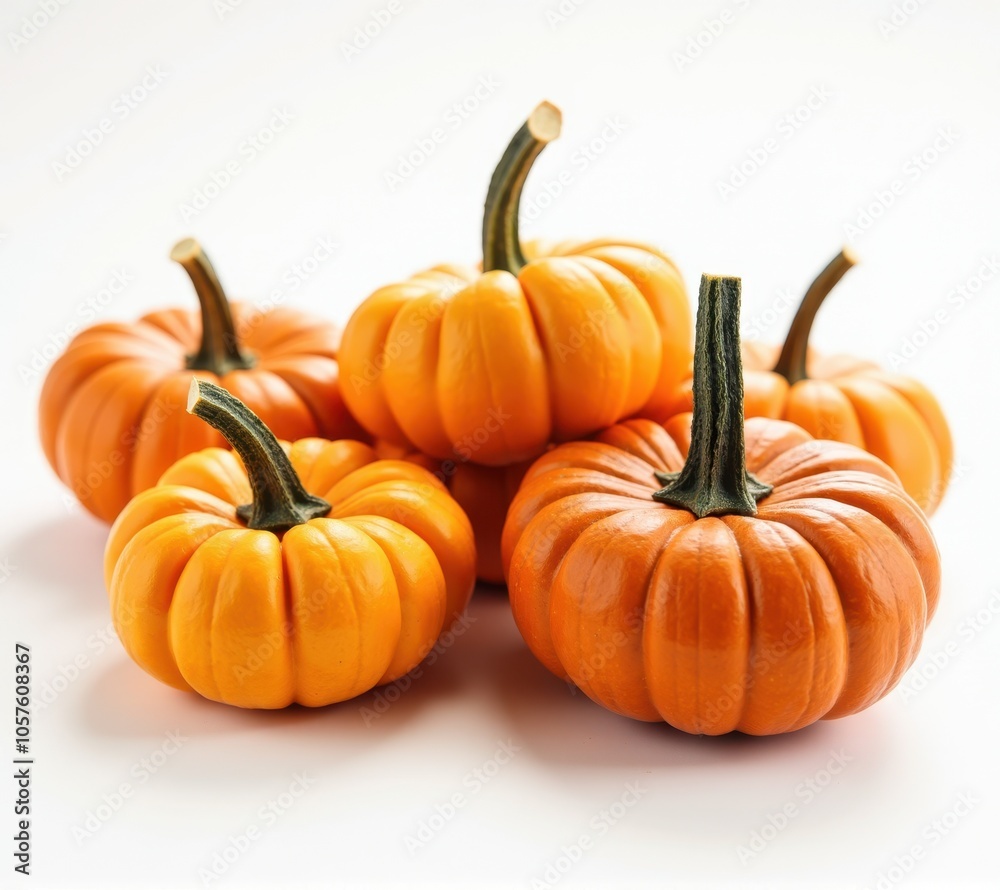 pumpkins different vegetables on white background pumpkins different vegetables on white background