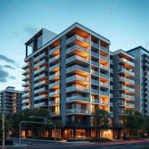 Residential and commercial apartment building in inner sydney suburb of wentworth point nsw australia Condominium   photo