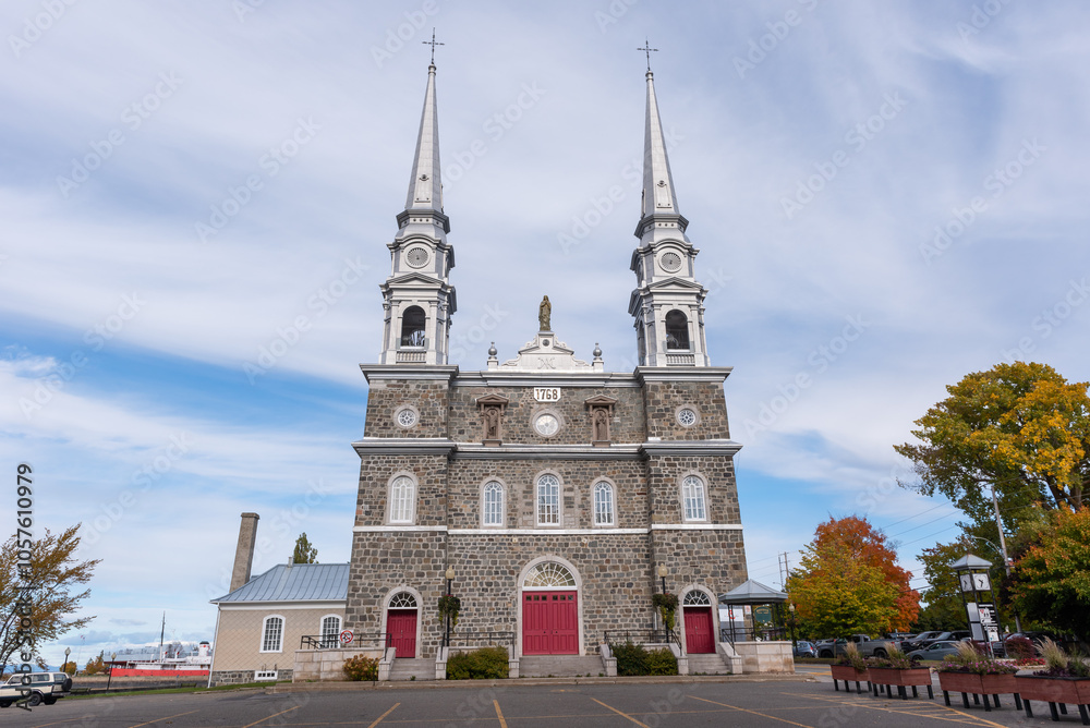 The Notre-Dame-de-Bonsecours catholic church of L’Islet-sur-Mer (L'Islet, Québec, Canada) The Notre-Dame-de-Bonsecours catholic church of L’Islet-sur-Mer (L'Islet, Québec, Canada)