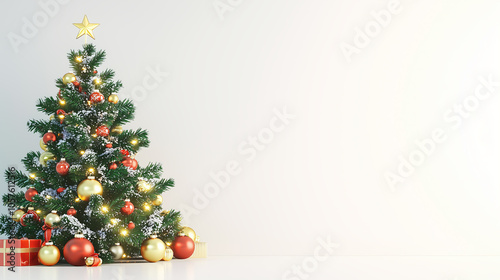 Christmas tree and gifts