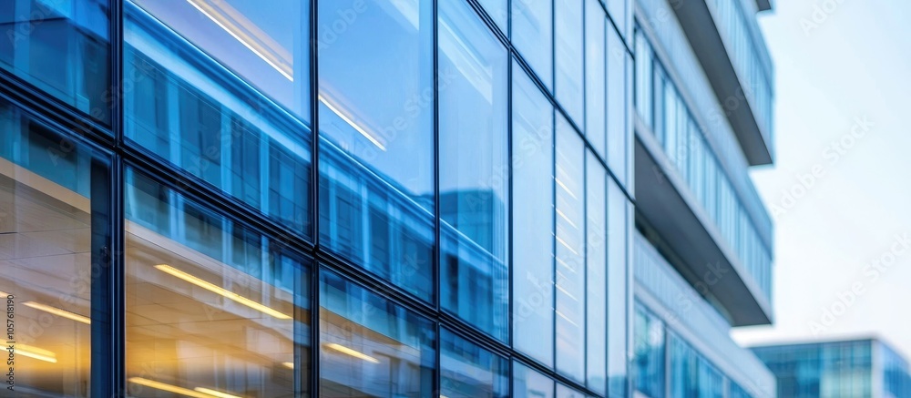 Office Building Close Up Background