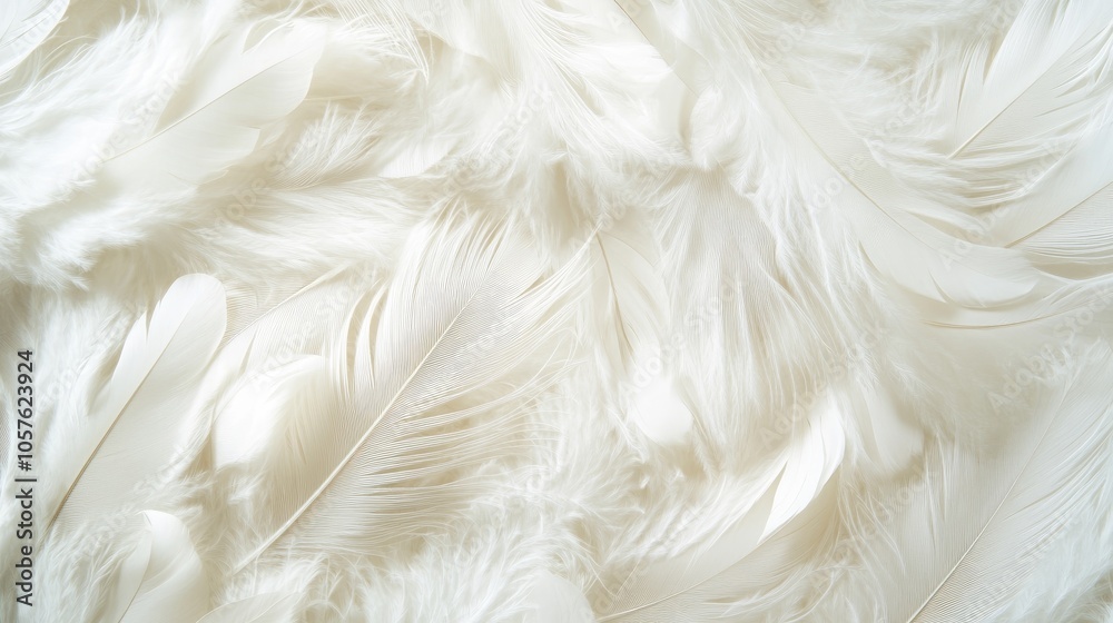 Soft white feather texture background perfect for creating a cozy and gentle sleeping environment for babies Soft white feather texture background perfect for creating a cozy and gentle sleeping environment for babies