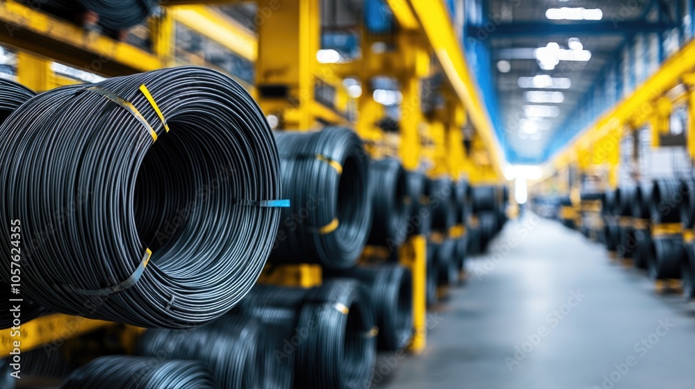 Organizing storage space for steel wire rods in an industrial manufacturing setting Organizing storage space for steel wire rods in an industrial manufacturing setting