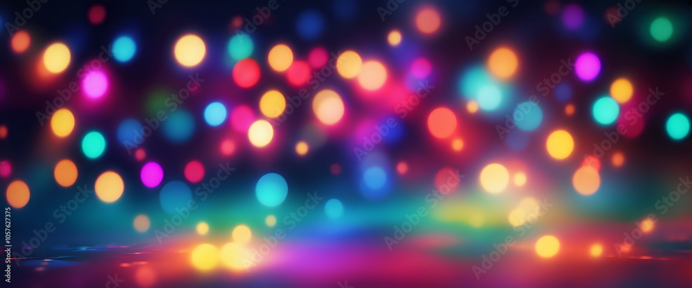 Abstract blurred festive colorful lights. Abstract blurred festive colorful lights.