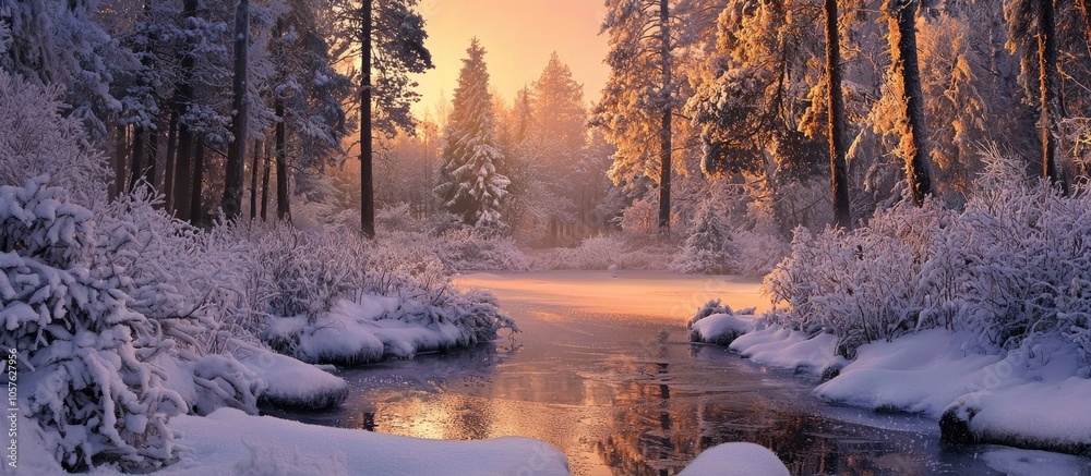 Frosty Morning Harmony In The Forest Frosty Morning Harmony In The Forest