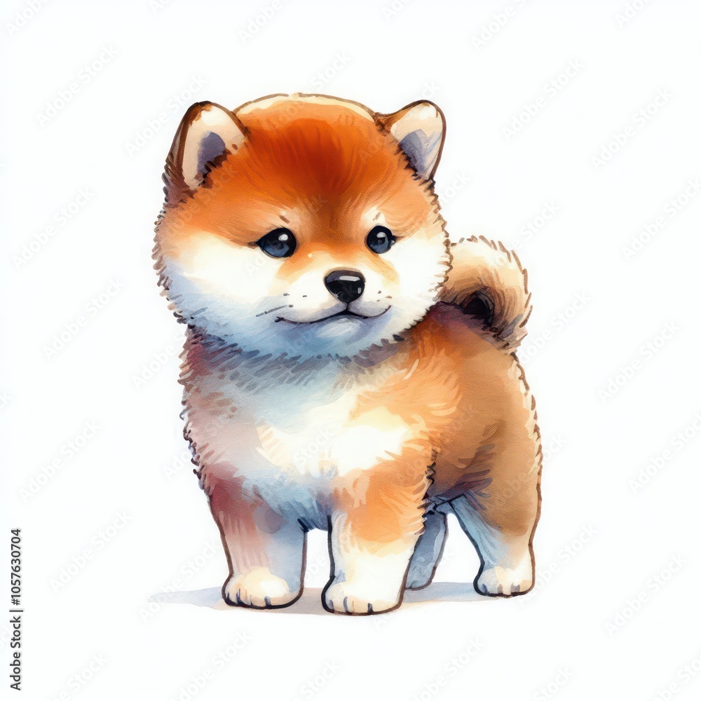 Obraz premium Shiba dog 