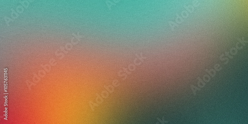 abstract gradient teal, orange, and pink texture noise background, for poster banner