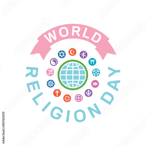 World religion day vector illustration