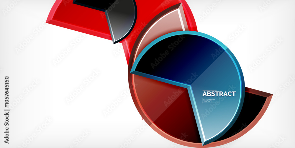 Trendy round shapes with triangular angle design element. Vector Illustration For Wallpaper, Banner, Background, Card, Book Illustration, landing page Trendy round shapes with triangular angle design element. Vector Illustration For Wallpaper, Banner, Background, Card, Book Illustration, landing page