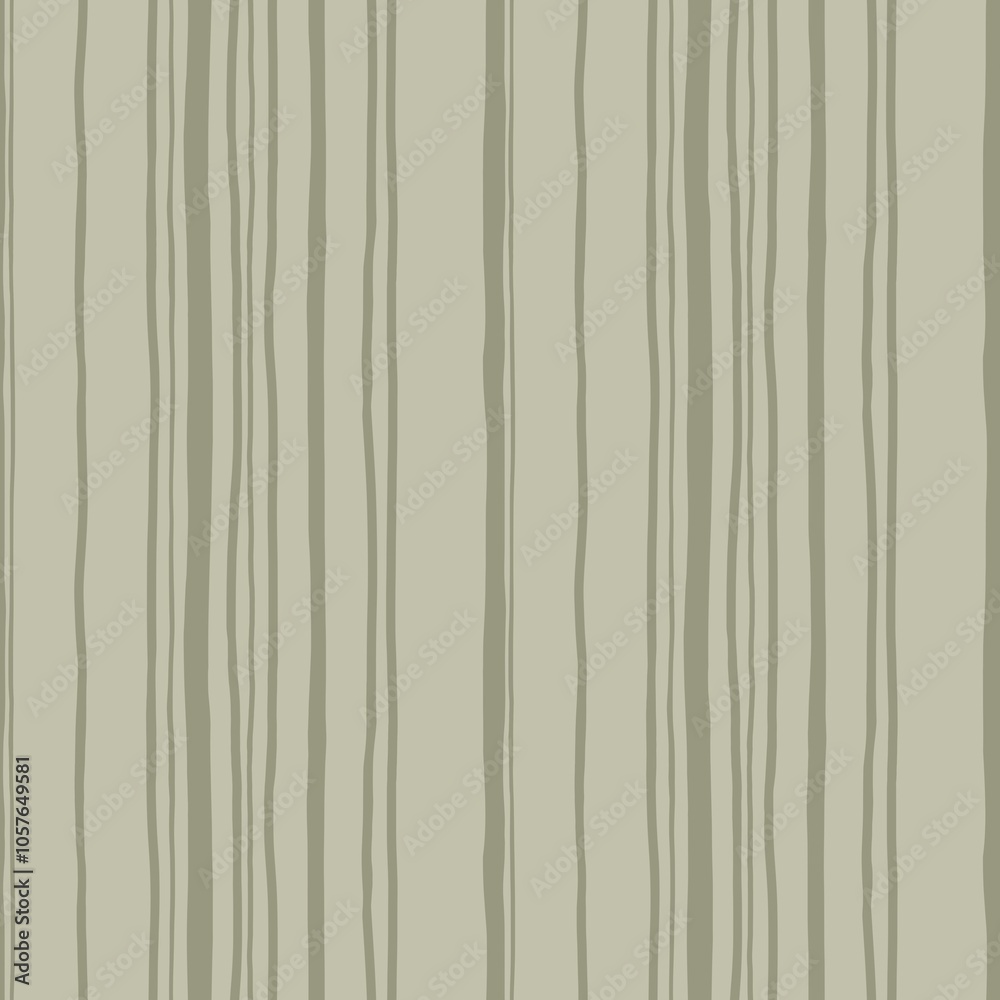 Monochrome olive seamless pattern of irregular vertical wavy stripes in hand drawn style. Perfect for fabric, textile, wrapping, home decor, backdrop, wallpapers, wall hanging Monochrome olive seamless pattern of irregular vertical wavy stripes in hand drawn style. Perfect for fabric, textile, wrapping, home decor, backdrop, wallpapers, wall hanging