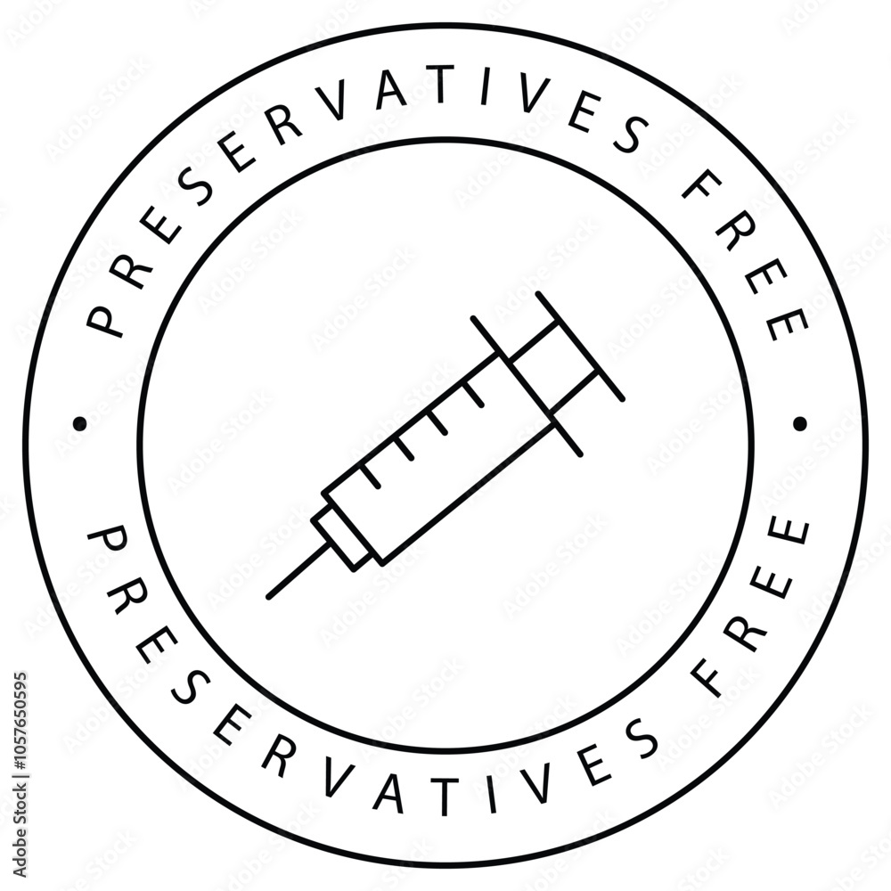 Pure Organic Preservatives-Free Icon Design Pure Organic Preservatives-Free Icon Design