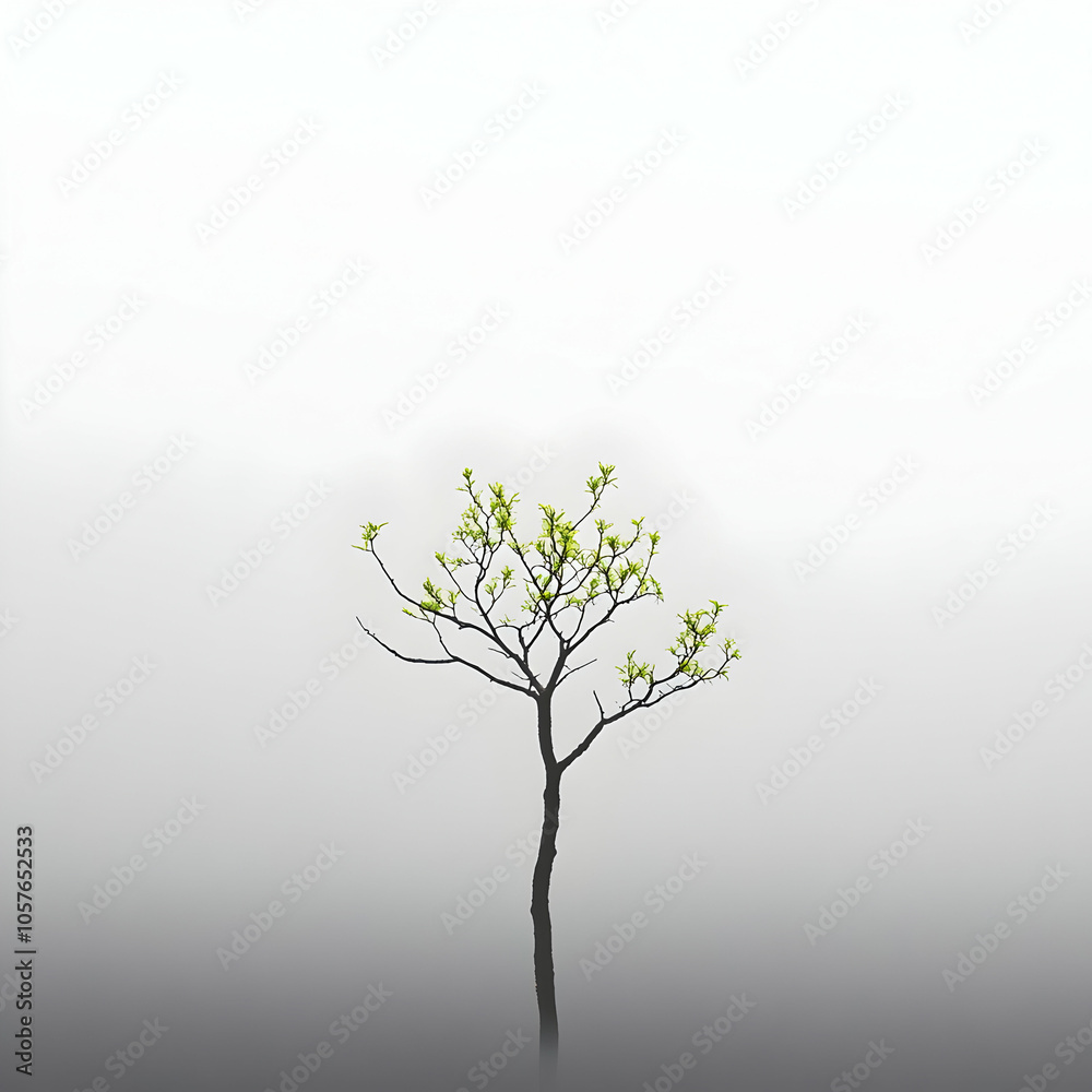 Obraz premium tree in the morning