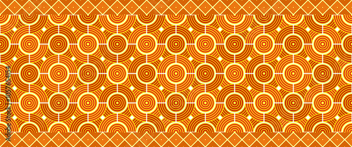 catalonia pattern. mandala background. geometric texture for decoration. vector illustration