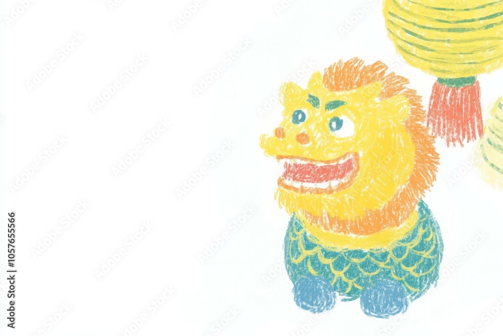 Chinese Red Lantern, Dragon and Lion Dance, Chinese Red Lantern, Dragon and Lion Dance,