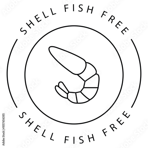 Ocean-Friendly Sustainable Shellfish Vector Icon Design