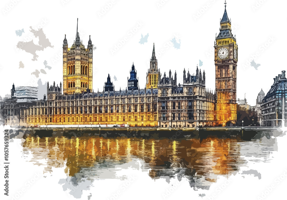Fototapeta premium England Parliament building