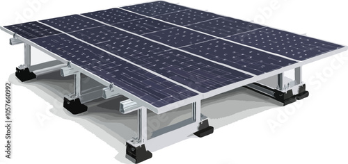 Solar panel vector illustration
