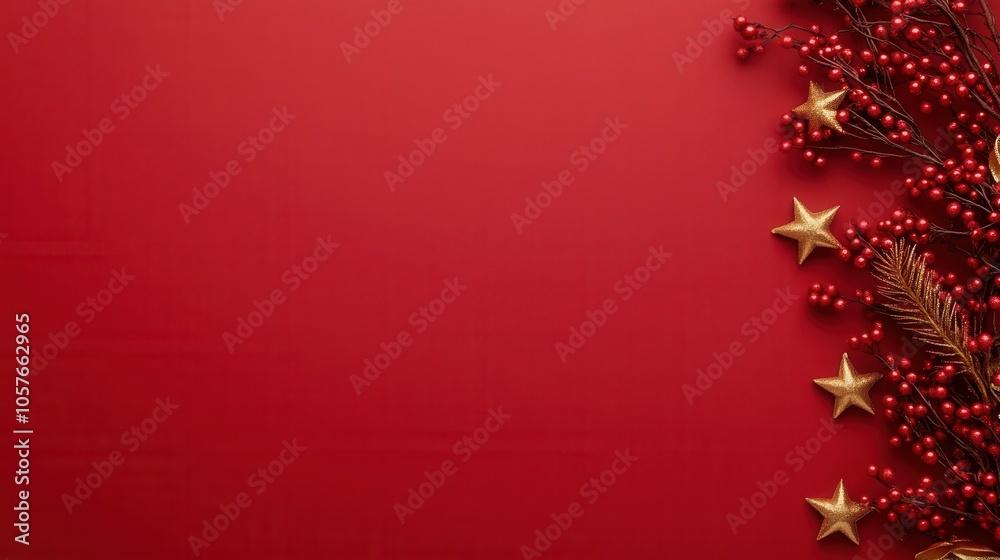 A red background with gold stars A red background with gold stars