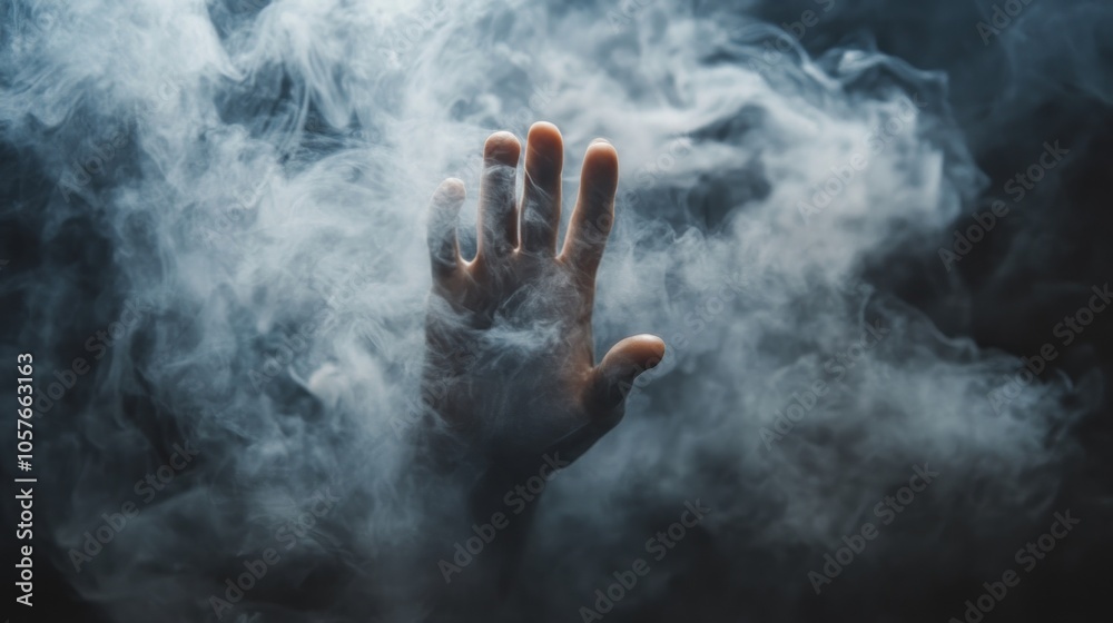 Hand Emerging from Smoke Hand Emerging from Smoke