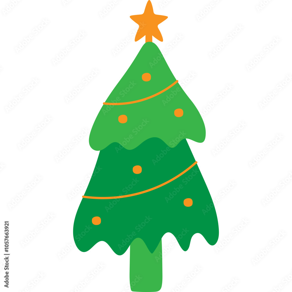 Hand Drawn Christmas Tree Hand Drawn Christmas Tree