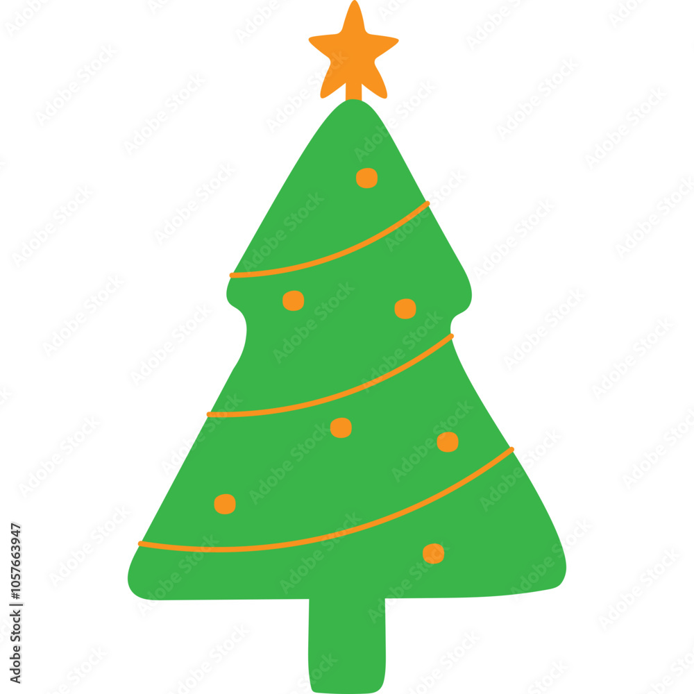 Hand Drawn Christmas Tree Hand Drawn Christmas Tree