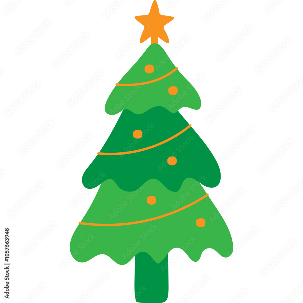 Hand Drawn Christmas Tree Hand Drawn Christmas Tree