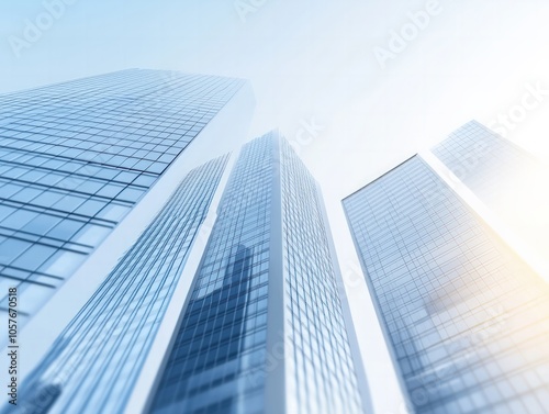 Wallpaper Mural Majestic Skyscrapers Reaching for the Sky A Modern Architectural Perspective Torontodigital.ca