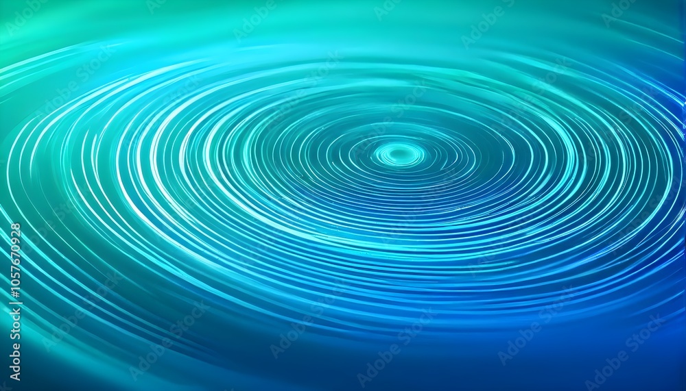 gentle loop of concentric circles softly expanding and contracting, each ring changing vibrant colors gentle loop of concentric circles softly expanding and contracting, each ring changing vibrant colors