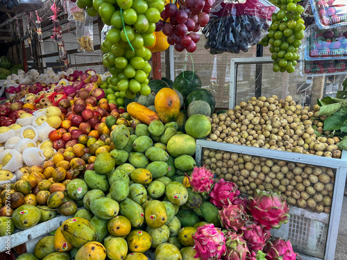 fruits on the market photo