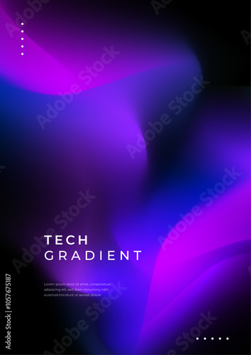 Vibrant Abstract Gradient Background With Soft Colors