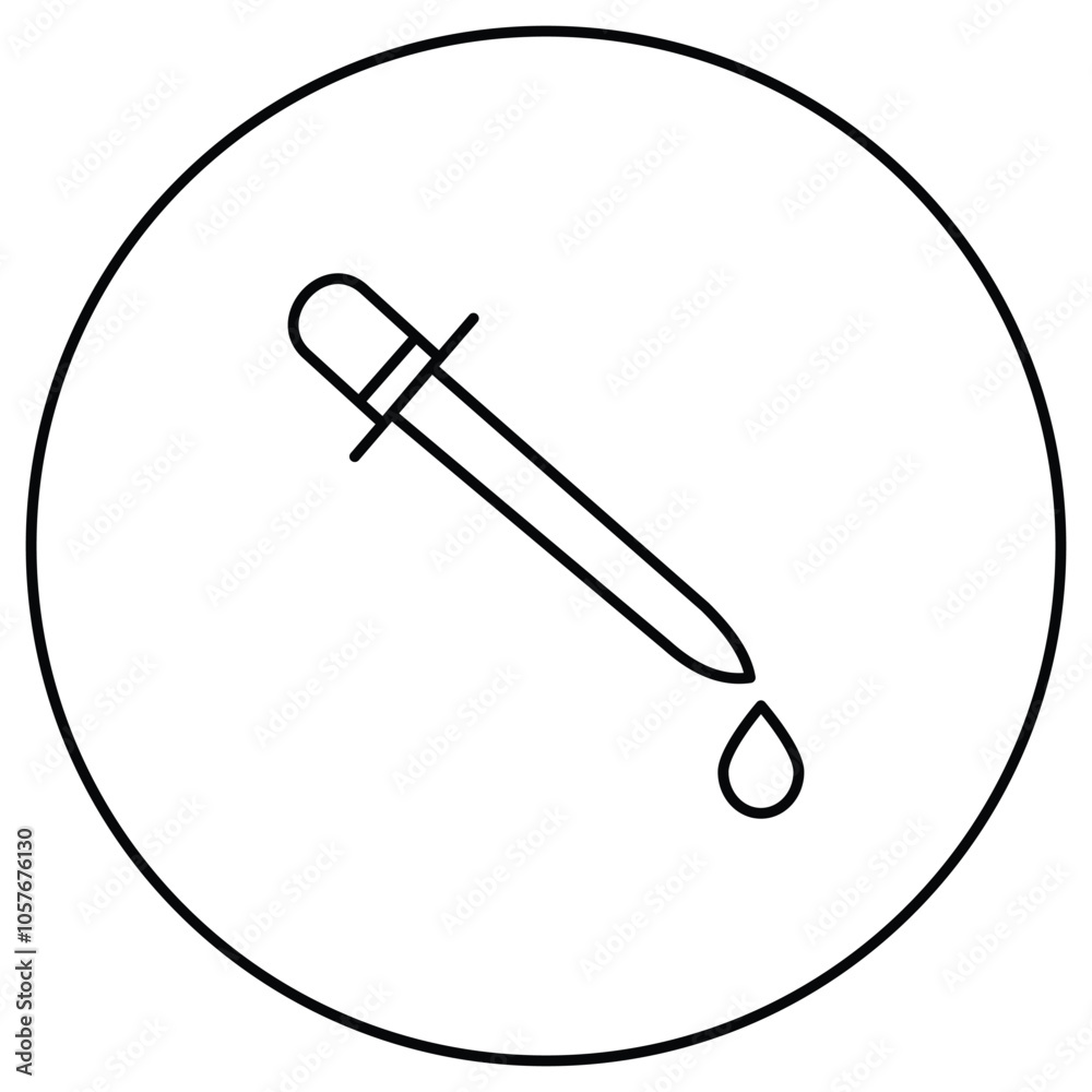 Sustainable Pigment Dye Eco Vector Icon Design Sustainable Pigment Dye Eco Vector Icon Design