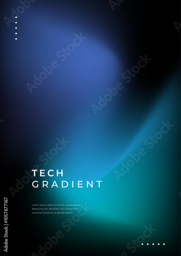 Colorful Abstract Tech Gradient Background with Vivid Light Blends. Vibrant tech gradient design. Ideal for modern digital presentations, backgrounds, or creative projects seeking a dynamic aesthetic