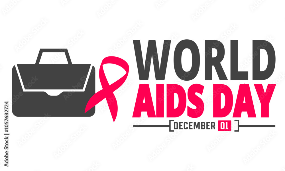 December is world aids day. world HIV day vector illustration, Holiday concept. suitable for placard, background, Greeting Card, Poster design template with text inscription, standard Social Media Pos December is world aids day. world HIV day vector illustration, Holiday concept. suitable for placard, background, Greeting Card, Poster design template with text inscription, standard Social Media Pos
